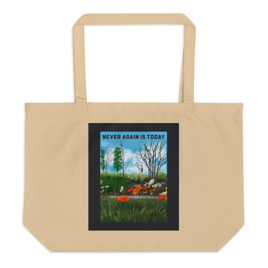 Nature & Sightseeing | Antisemitism | Large Organic Tote Bag