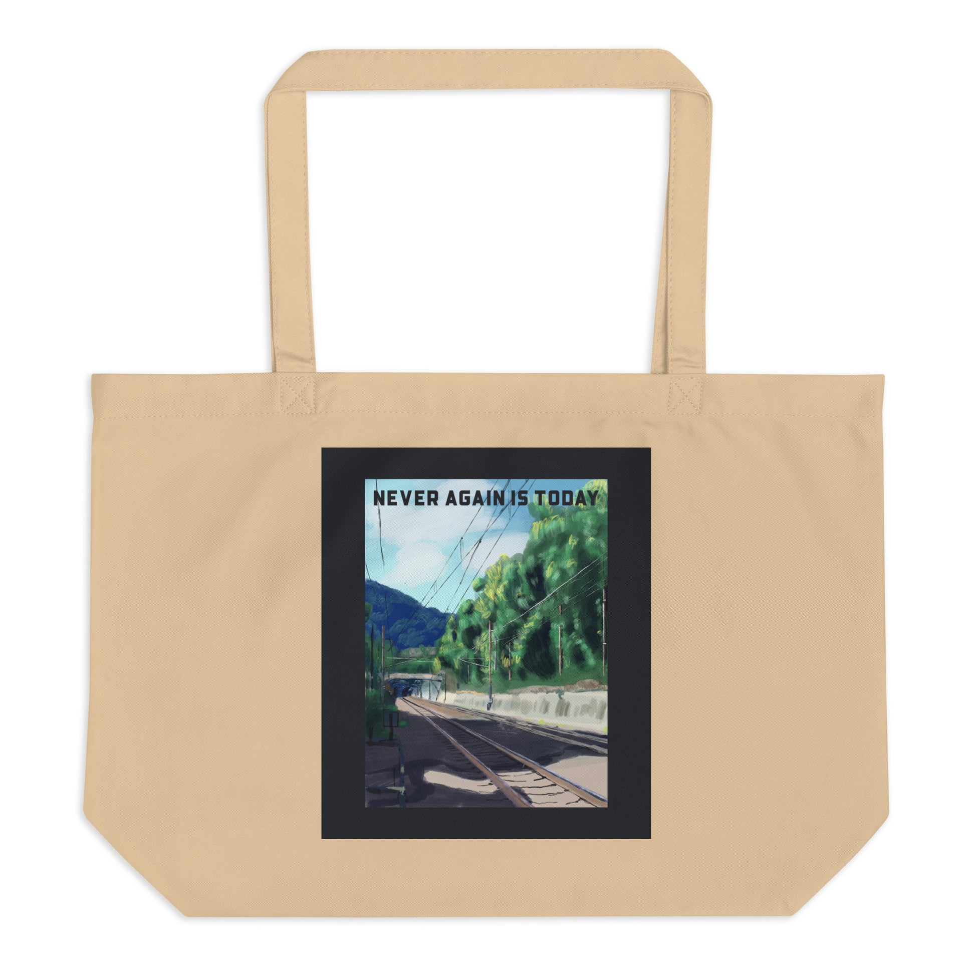 Nature & Sightseeing | Antisemitism | Large Organic Tote Bag Jouparty