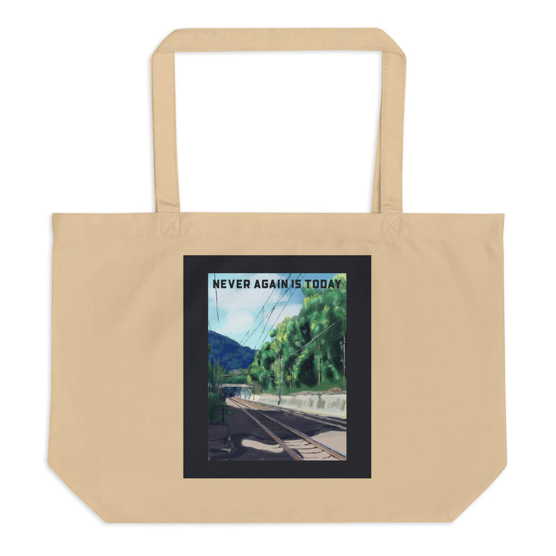 Nature & Sightseeing | Antisemitism | Large Organic Tote Bag