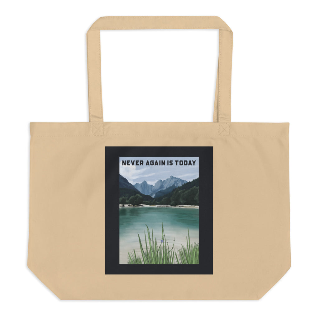Nature & Sightseeing | Antisemitism | Large Organic Tote Bag Jouparty