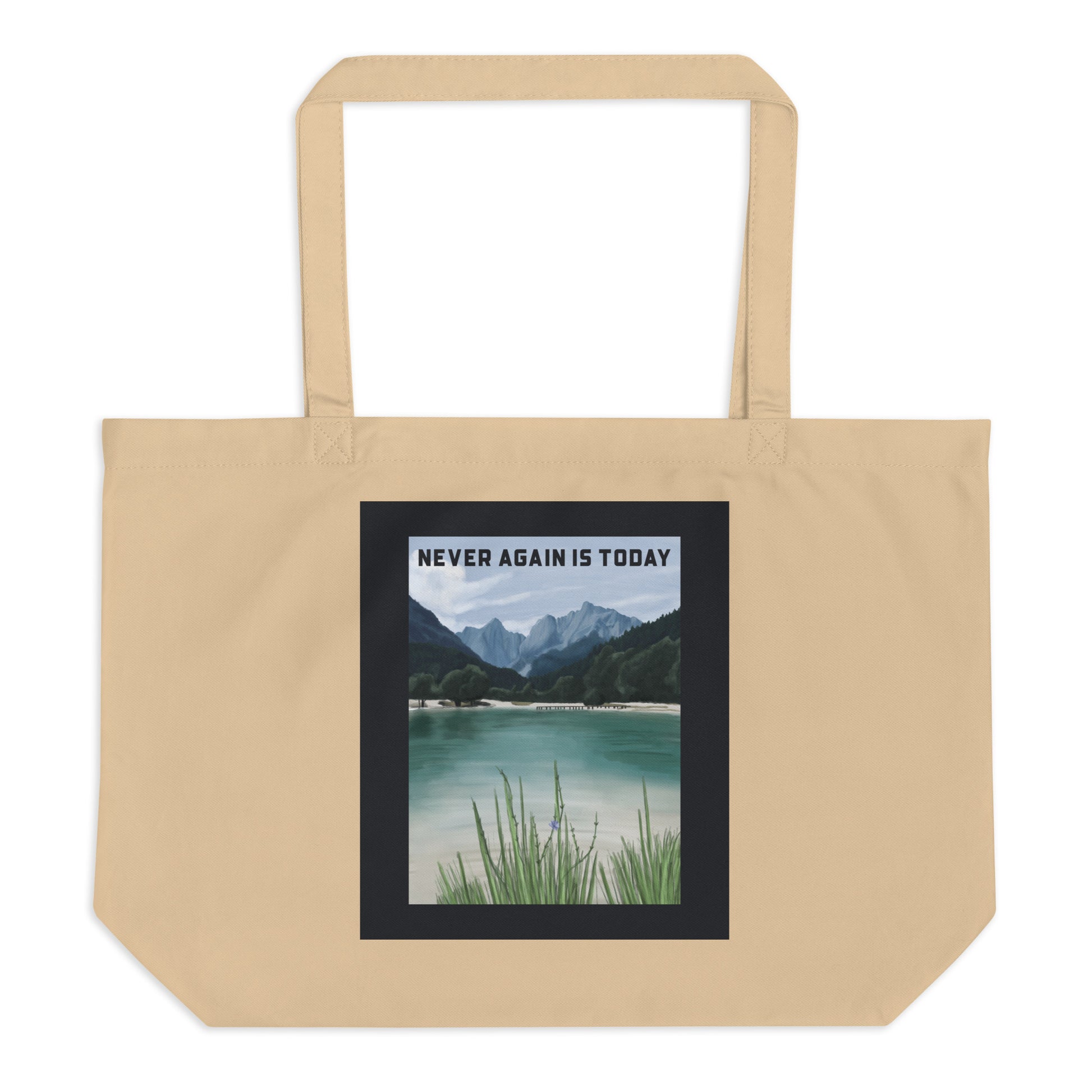 Nature & Sightseeing | Antisemitism | Large Organic Tote Bag Jouparty