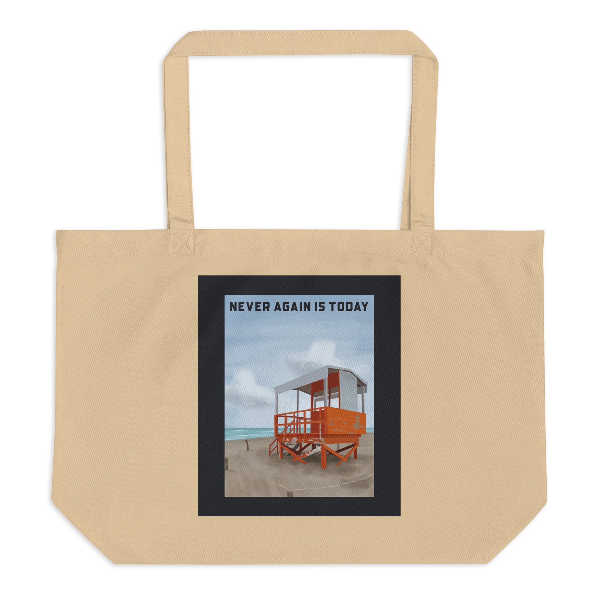 Nature & Sightseeing | Antisemitism | Large Organic Tote Bag Jouparty