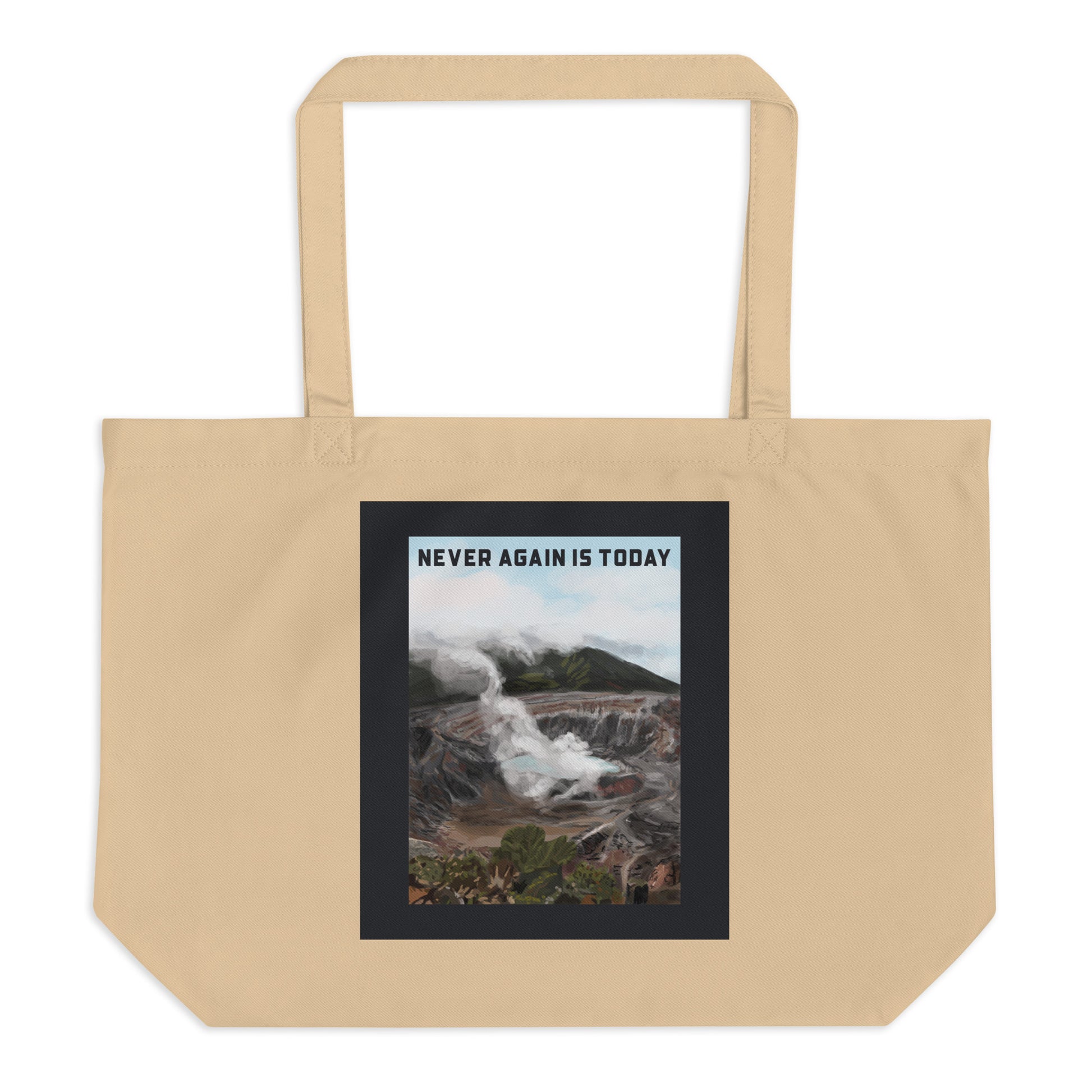 Nature & Sightseeing | Antisemitism | Large Organic Tote Bag