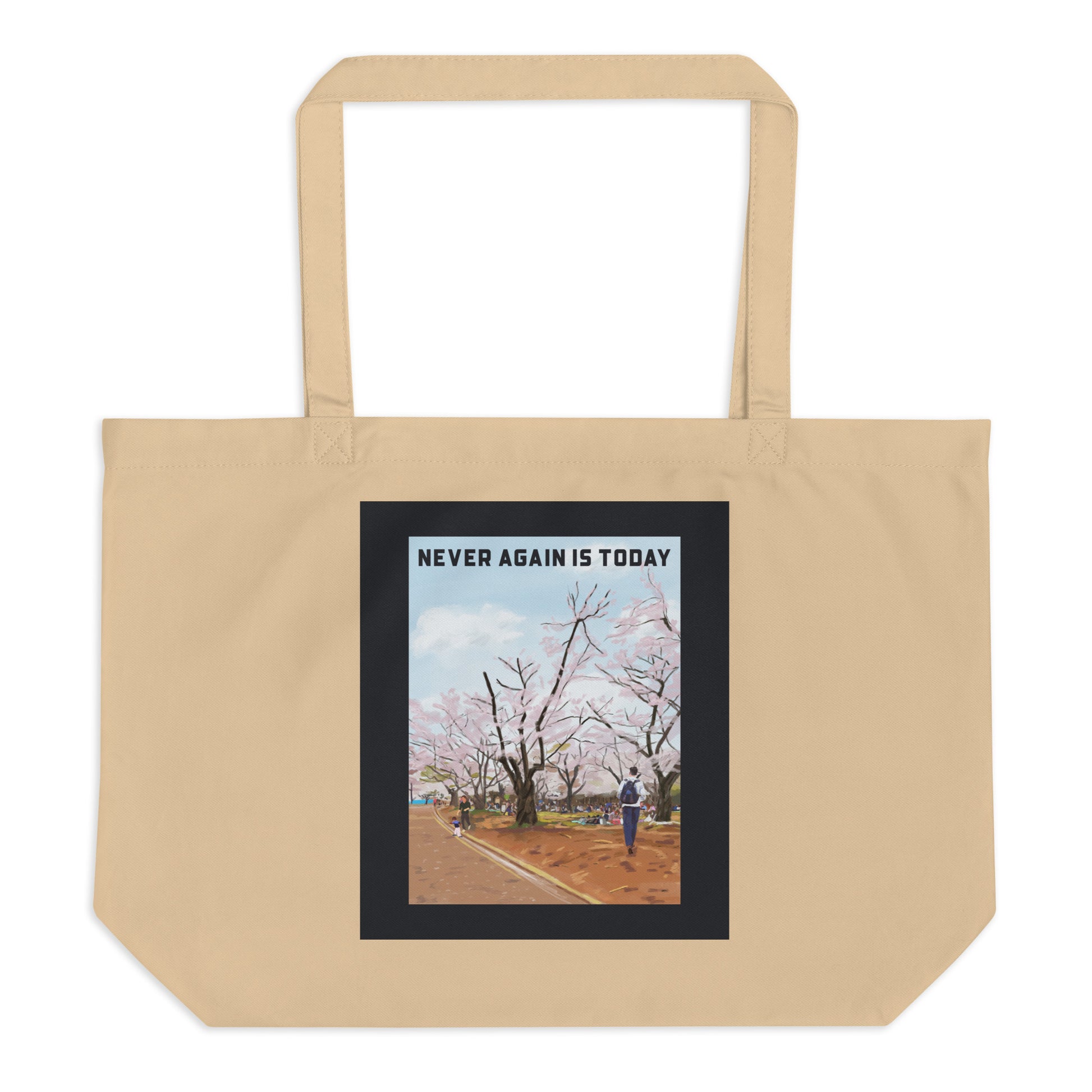 Nature & Sightseeing | Antisemitism | Large Organic Tote Bag Jouparty