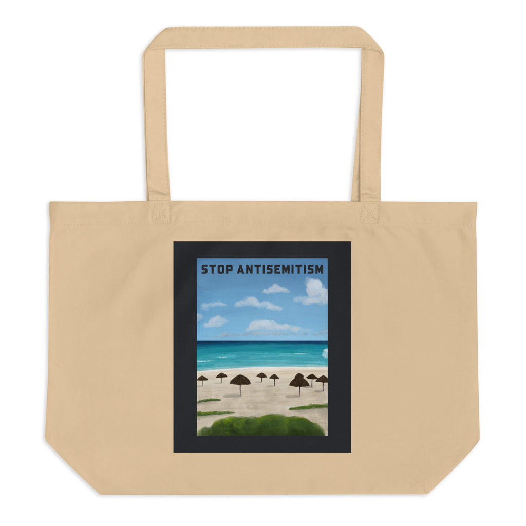 Nature & Sightseeing | Antisemitism | Large Organic Tote Bag