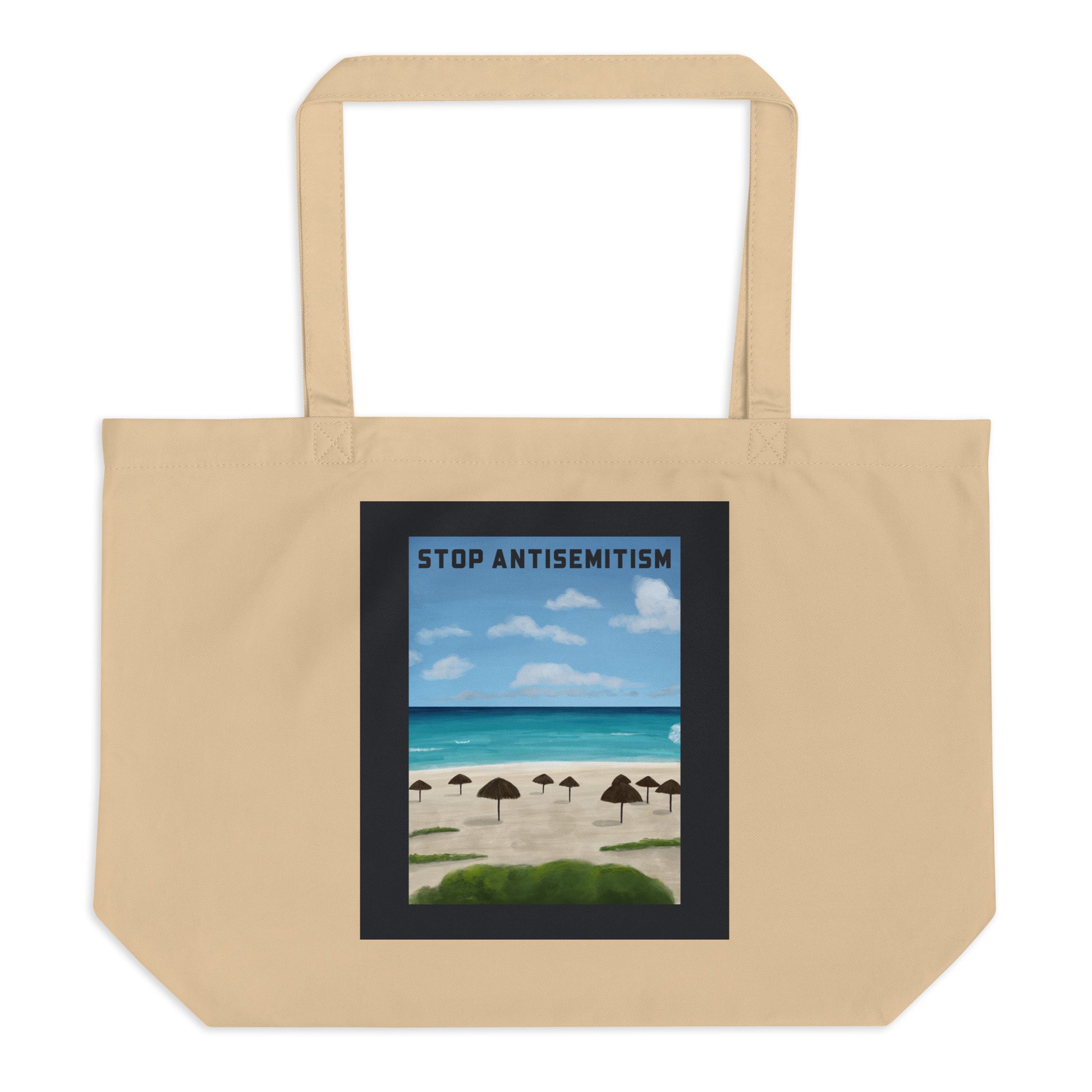 Nature & Sightseeing | Antisemitism | Large Organic Tote Bag