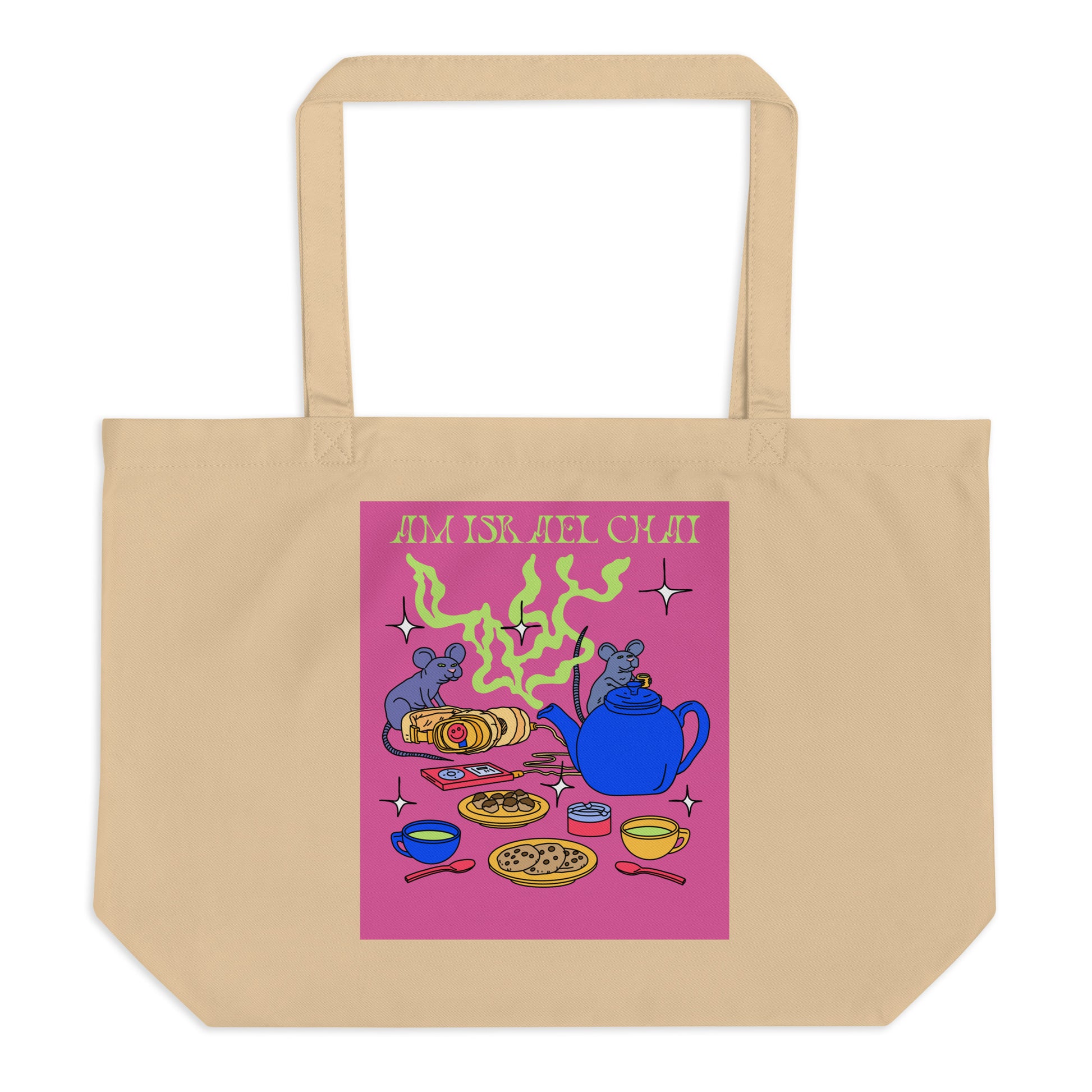 AM To PM | Large Organic Tote Bag Jouparty