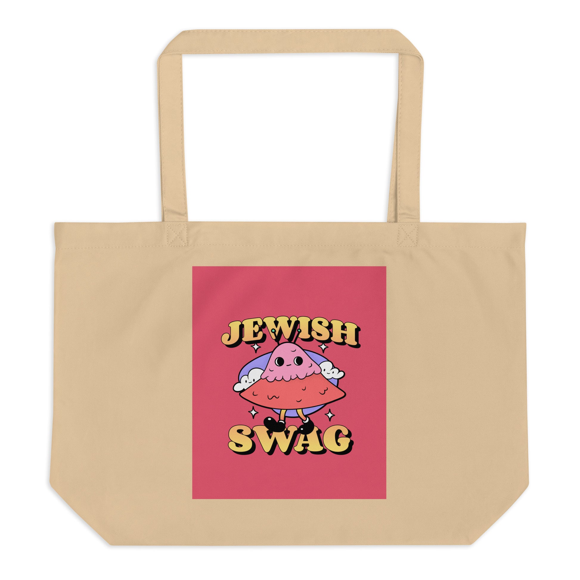 All In For Jews | Large Organic Tote Bag Jouparty