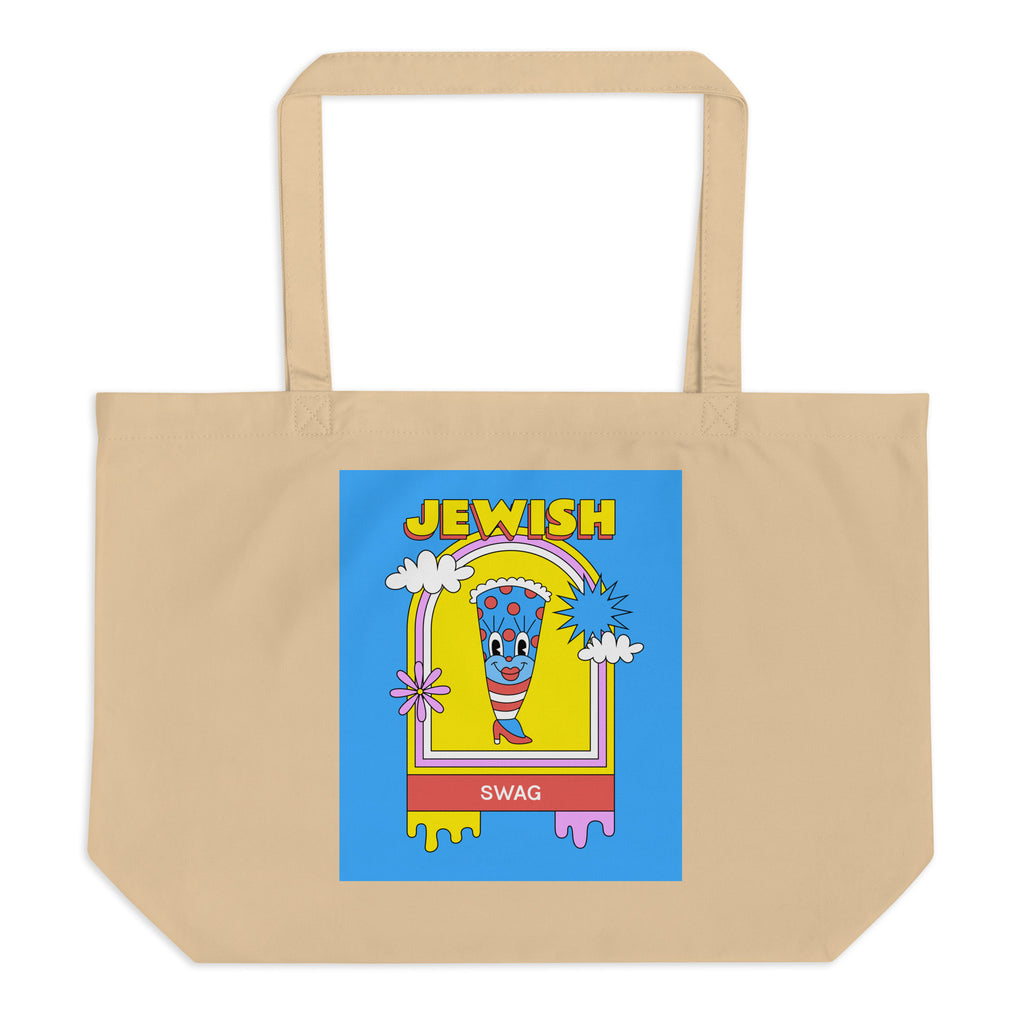 All In For Jews | Large Organic Tote Bag Jouparty
