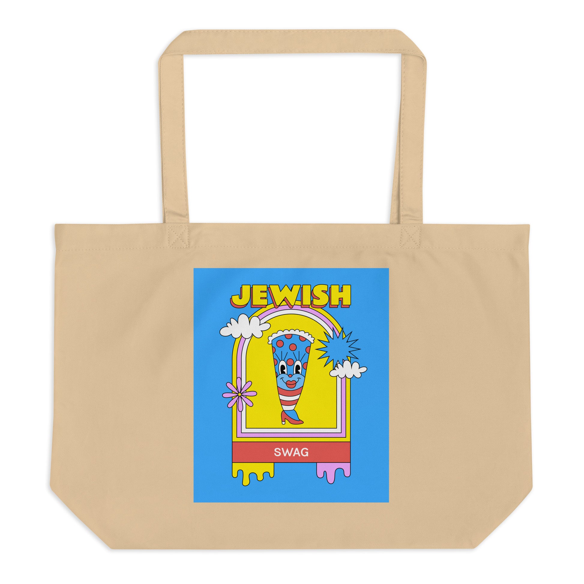 All In For Jews | Large Organic Tote Bag Jouparty