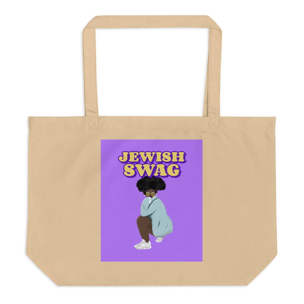 All In For Jews | Large Organic Tote Bag Jouparty