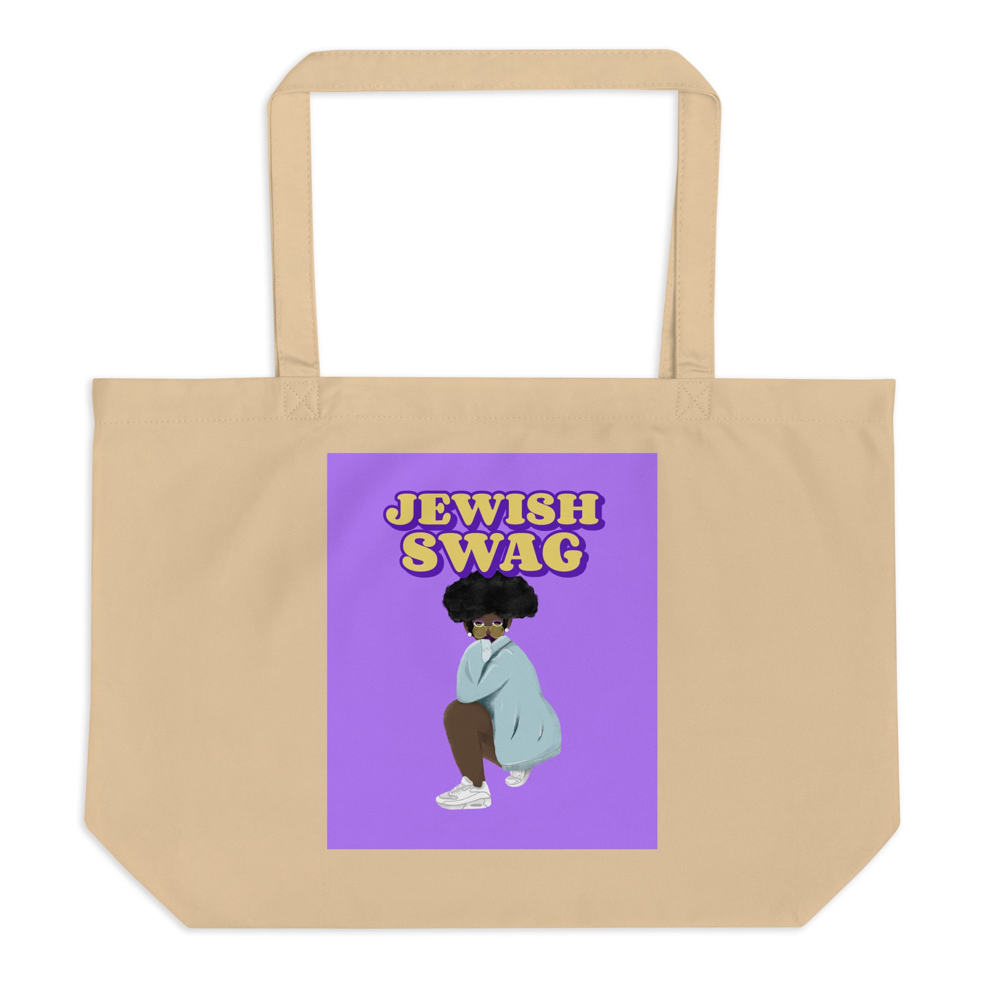 All In For Jews | Large Organic Tote Bag Jouparty