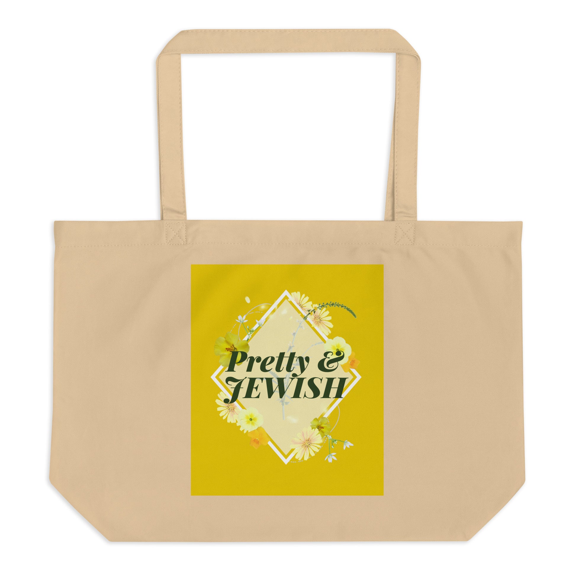 All In For Jews | Large Organic Tote Bag Jouparty