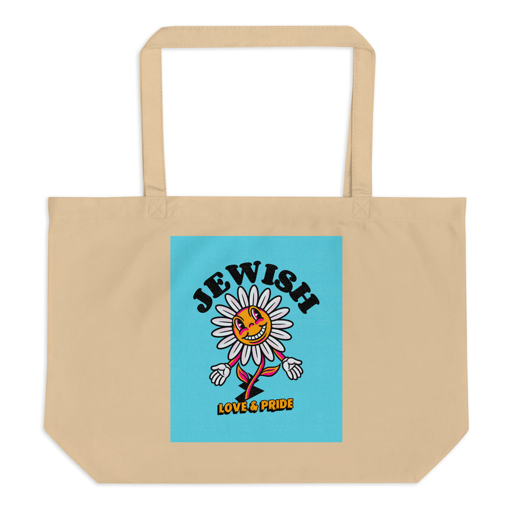 All In For Jews | Large Organic Tote Bag Jouparty
