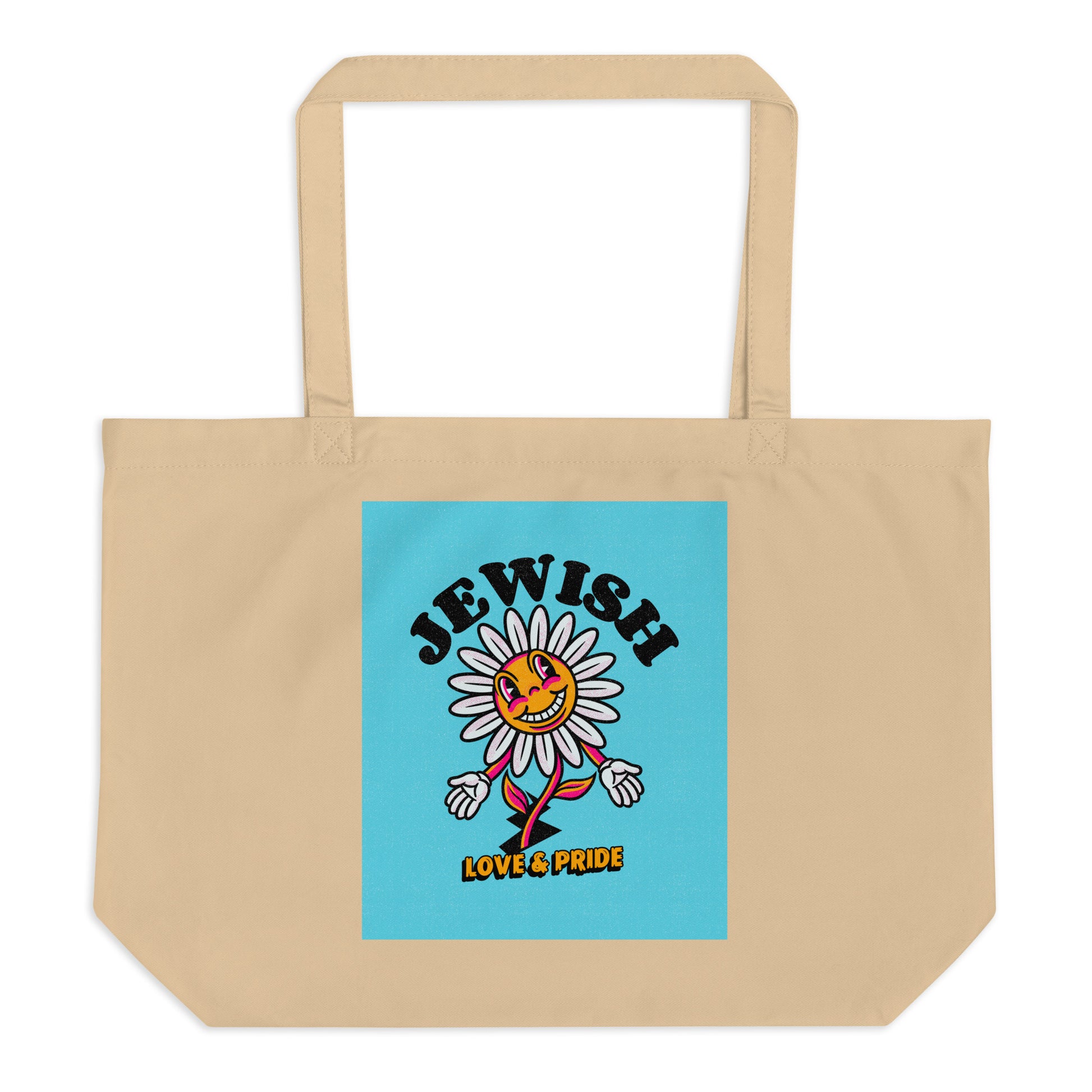 All In For Jews | Large Organic Tote Bag Jouparty