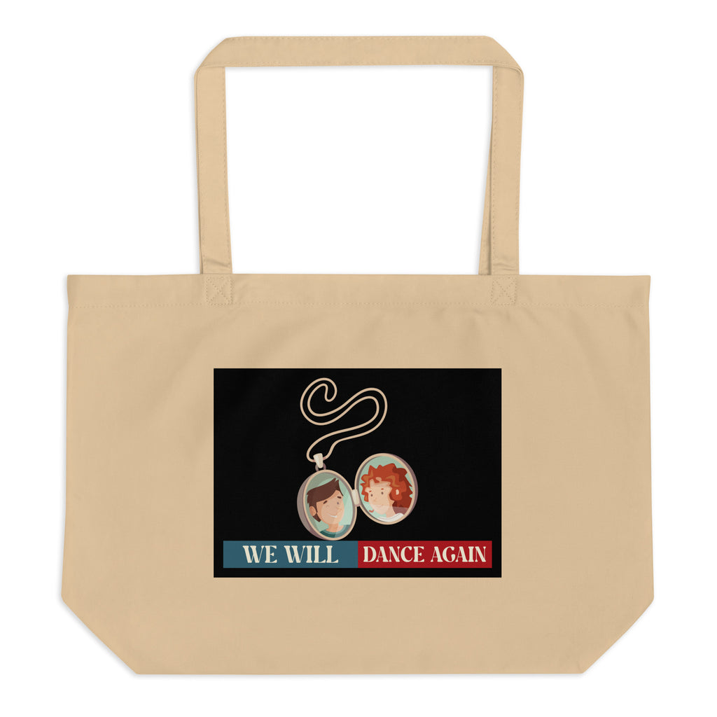 We Will Dance Again | Retro Edition | Large Organic Tote Bag Jouparty