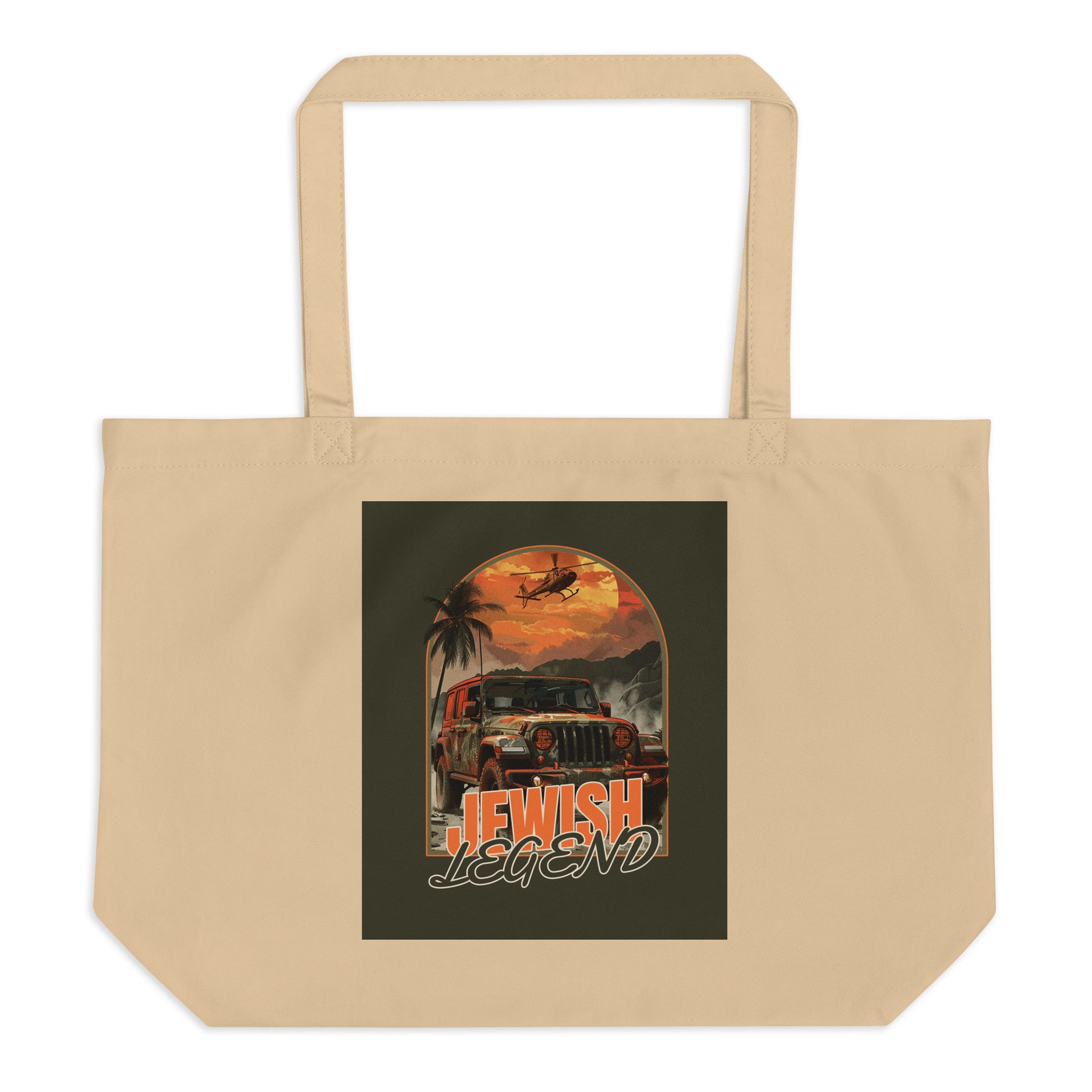 Jewish Legend | Large Organic Tote Bag