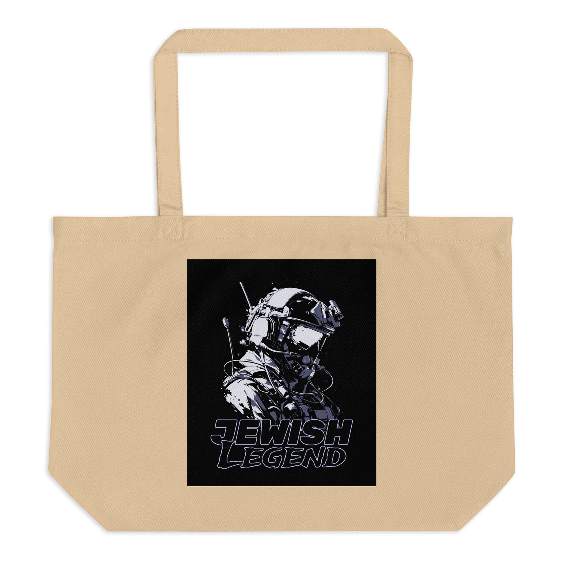 Jewish Legend | Large Organic Tote Bag