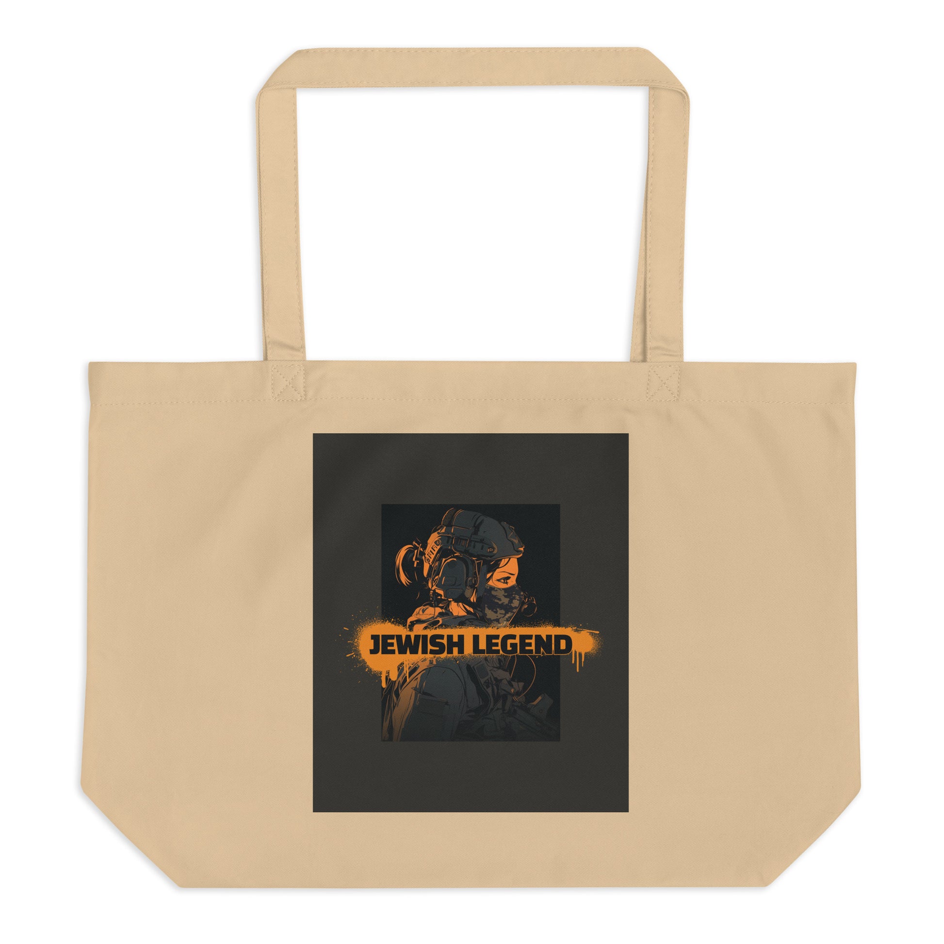 Jewish Legend | Large Organic Tote Bag