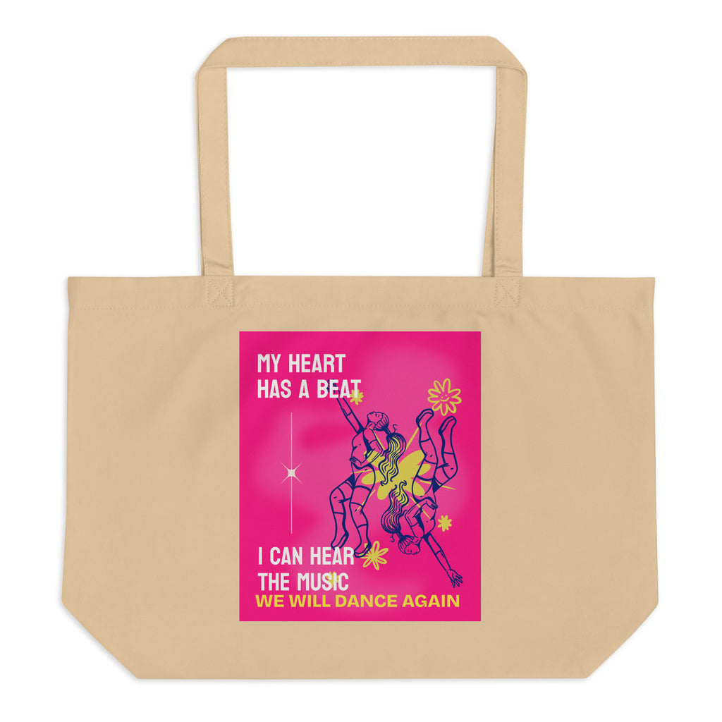 We will Dance Again Party | Large Organic Tote Bag