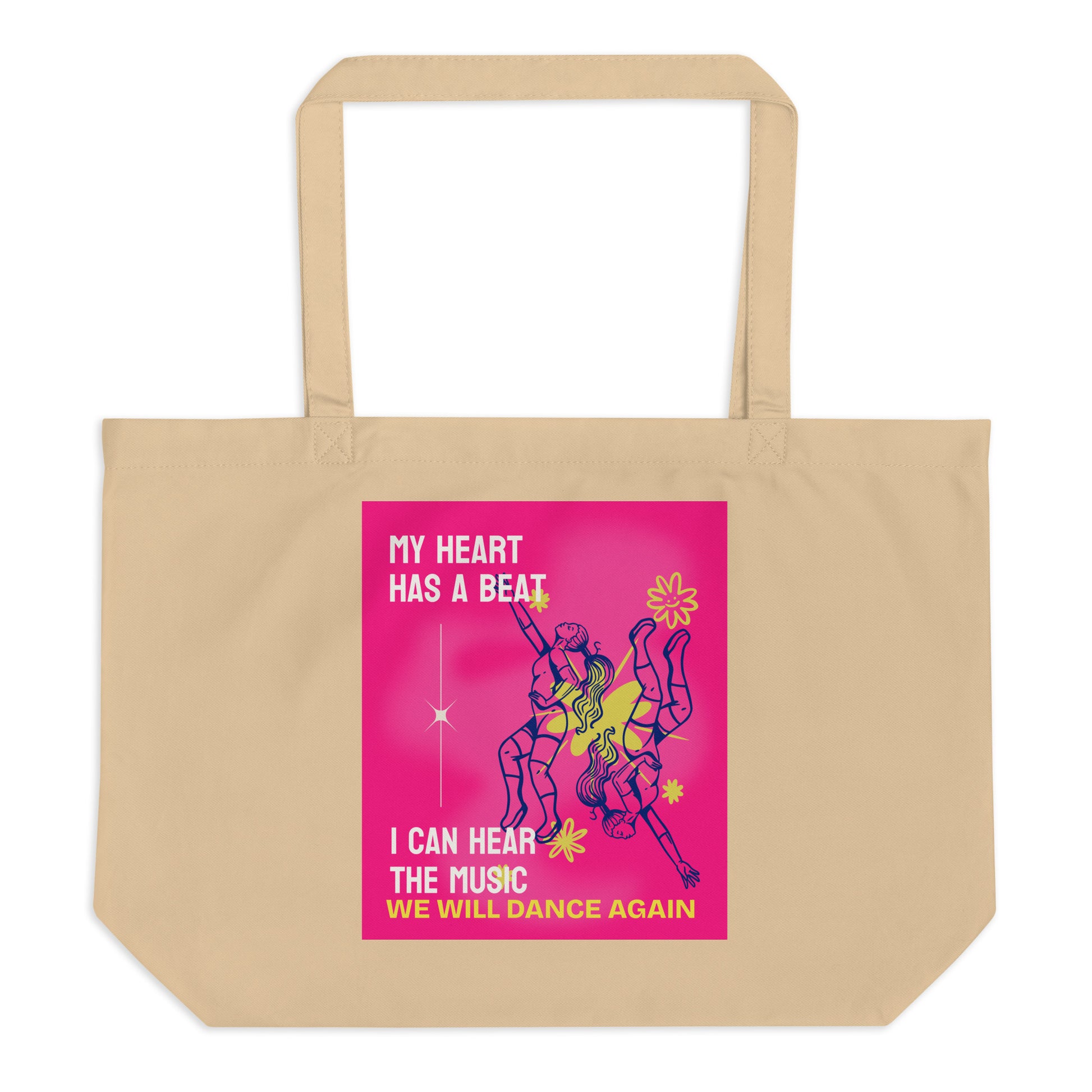 We will Dance Again Party | Large Organic Tote Bag