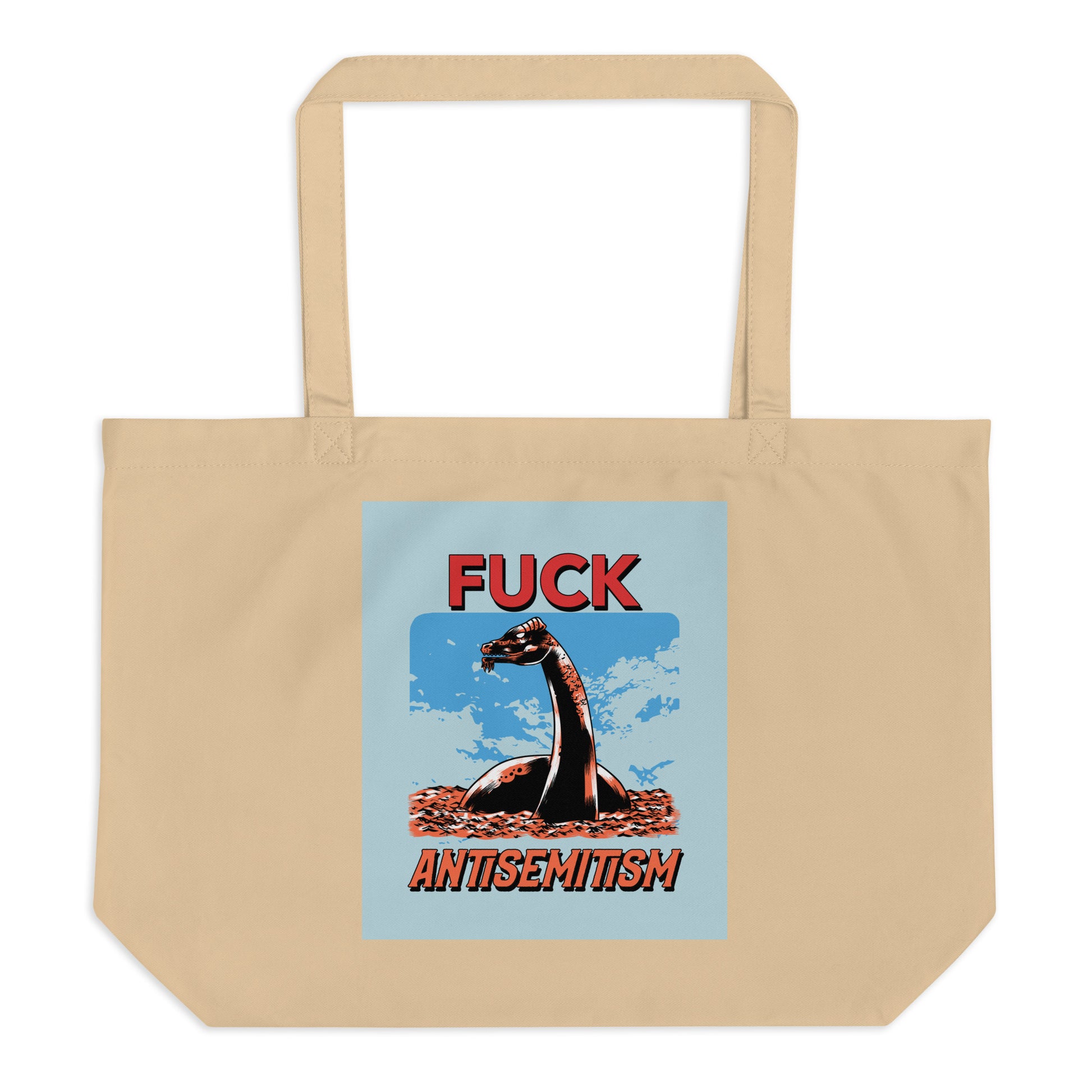 Battle Antisemitism | Large Organic Tote Bag
