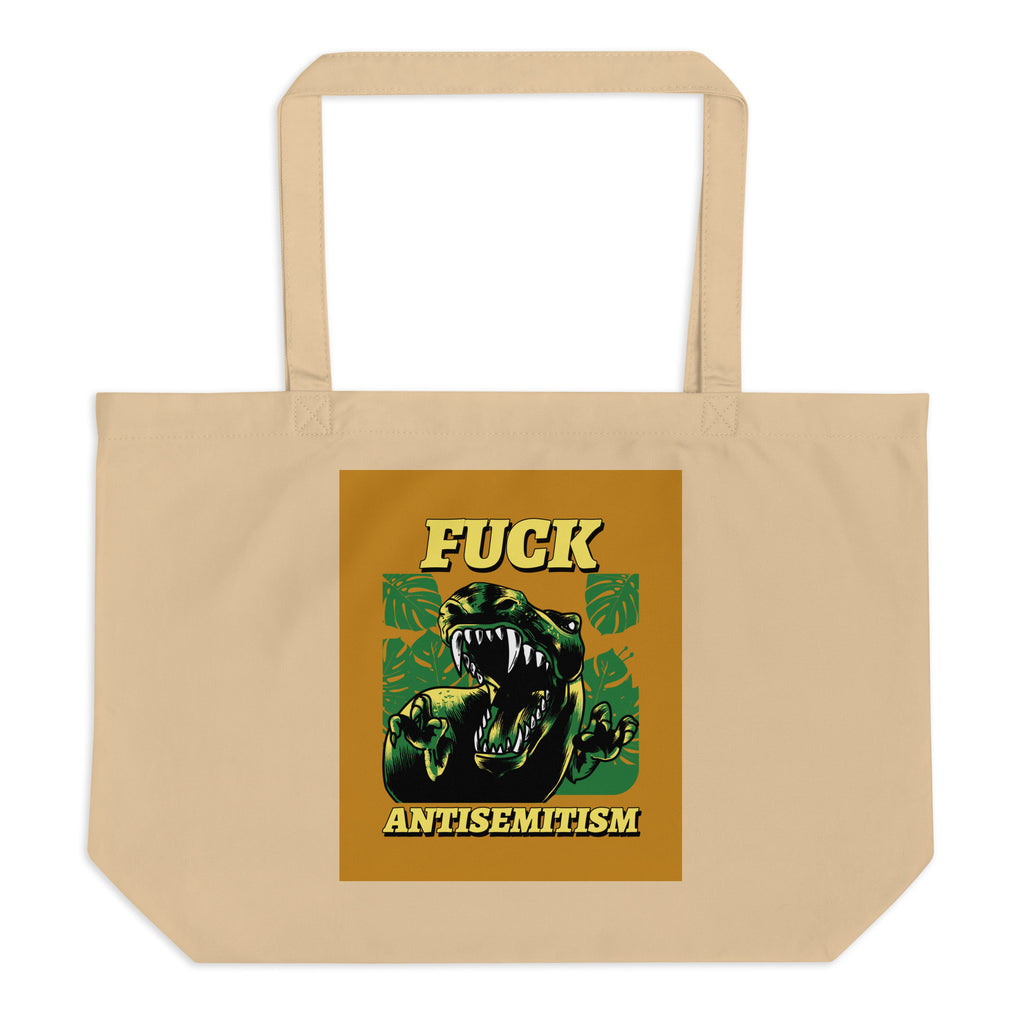 Battle Antisemitism | Large Organic Tote Bag