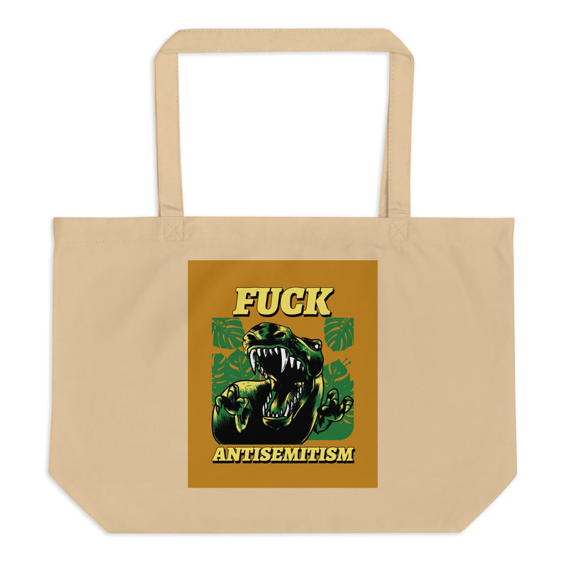 Battle Antisemitism | Large Organic Tote Bag