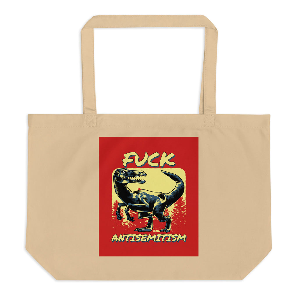 Battle Antisemitism | Large Organic Tote Bag
