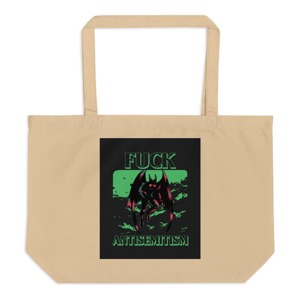 Battle Antisemitism | Large Organic Tote Bag