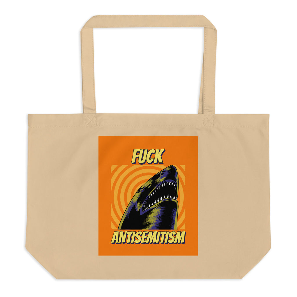 Battle Antisemitism | Large Organic Tote Bag