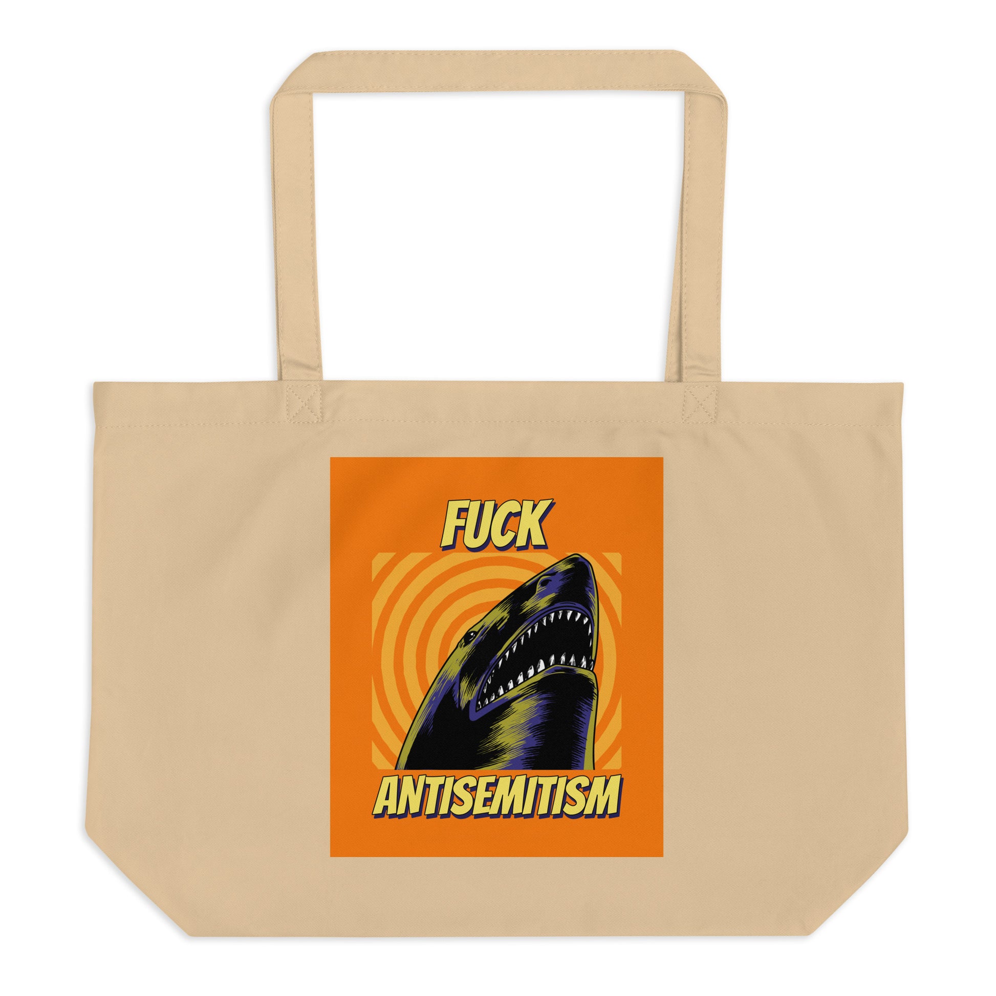 Battle Antisemitism | Large Organic Tote Bag