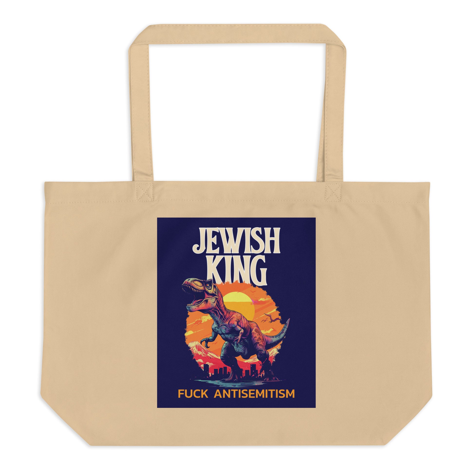 Battle Antisemitism | Large Organic Tote Bag