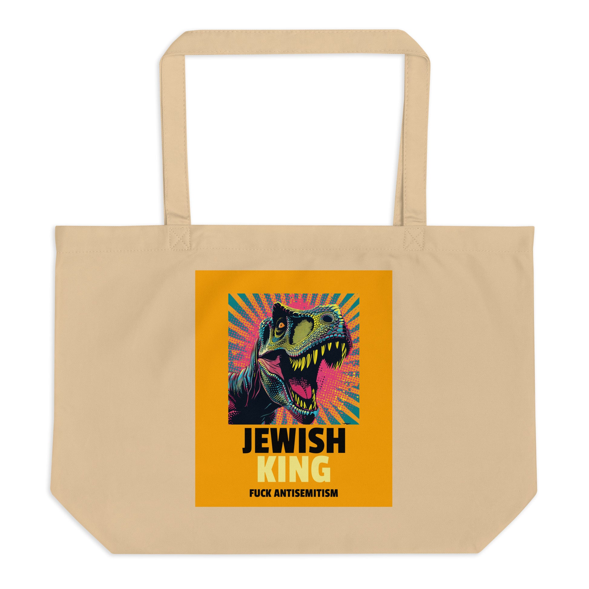 Battle Antisemitism | Large Organic Tote Bag