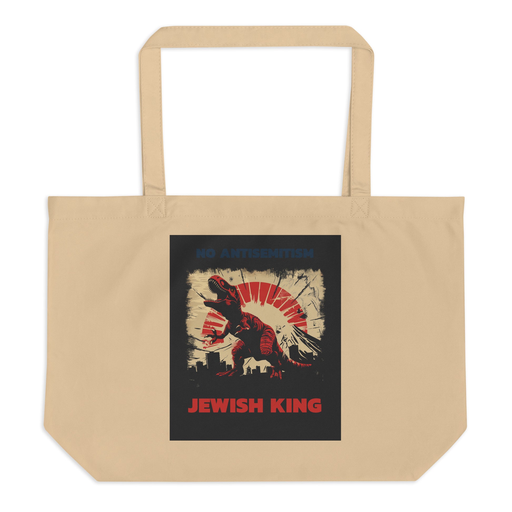 Battle Antisemitism | Large Organic Tote Bag