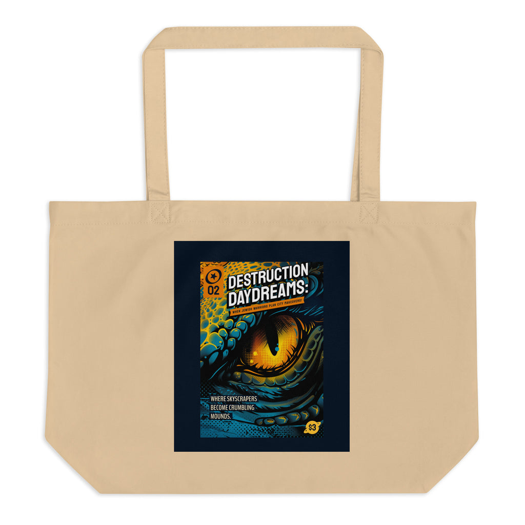 Battle Antisemitism | Large Organic Tote Bag