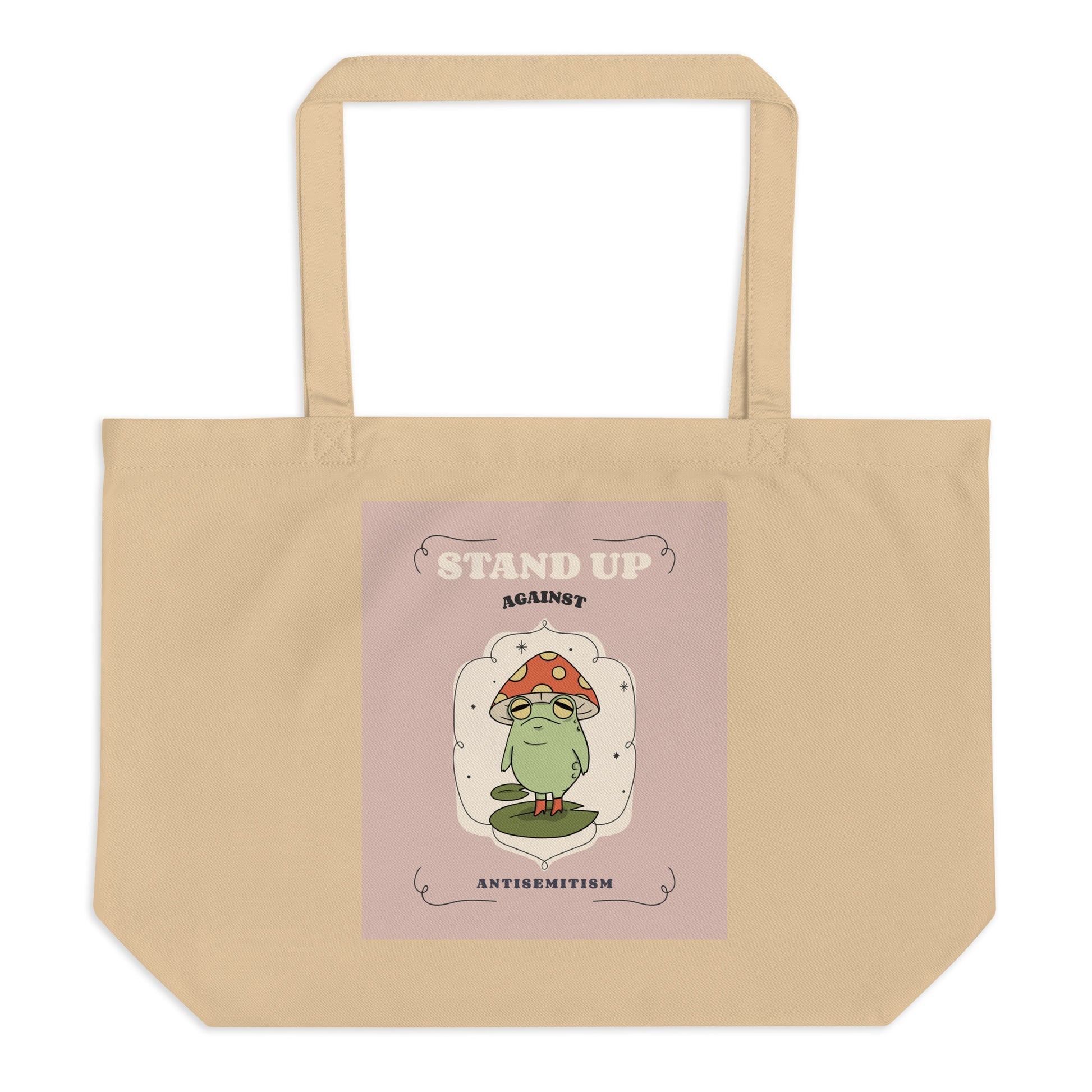 Cute Friend | Antisemitism | Large Organic Tote Bag