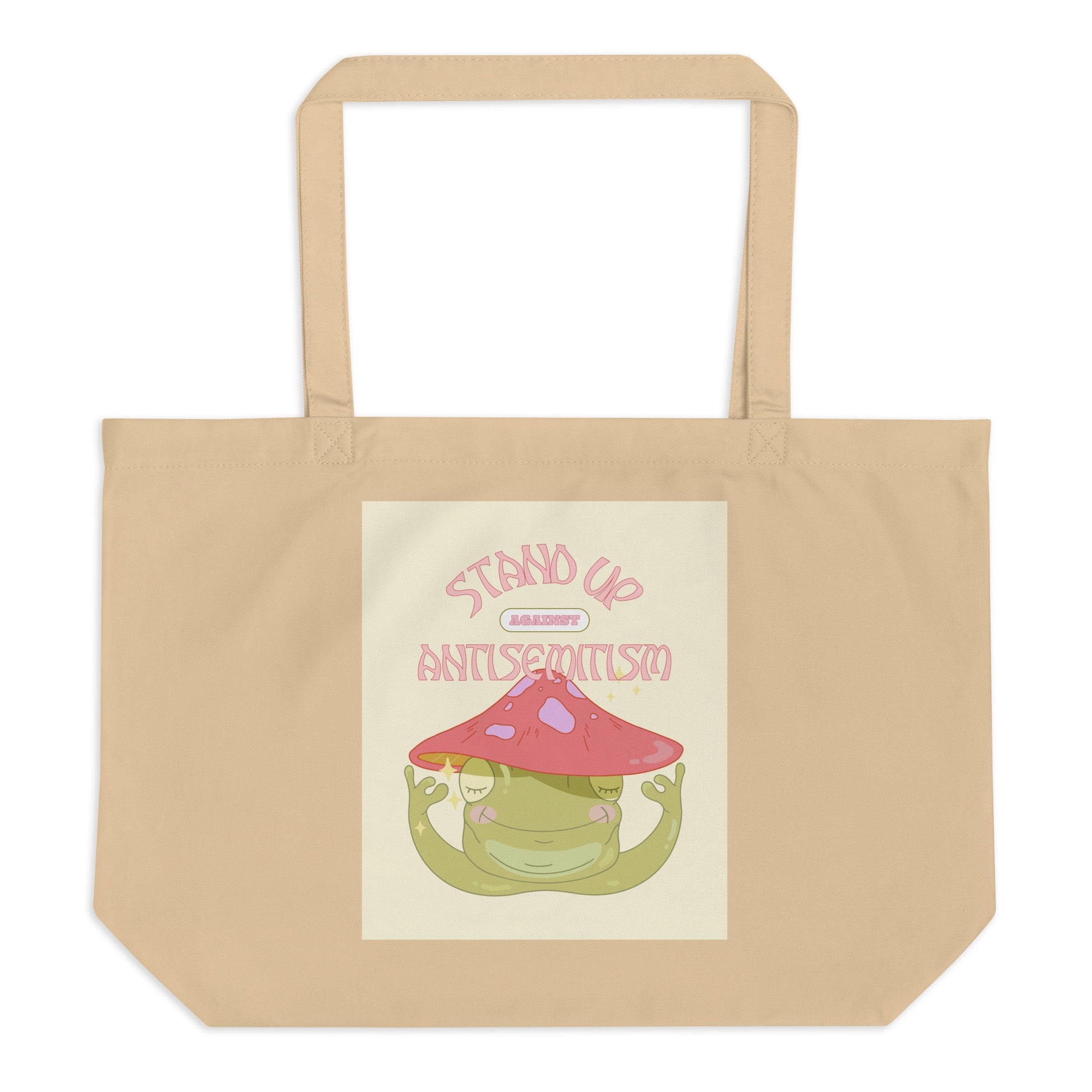 Cute Friend | Antisemitism | Large Organic Tote Bag