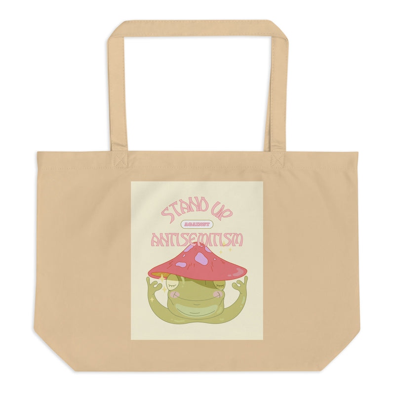 Cute Friend | Antisemitism | Large Organic Tote Bag