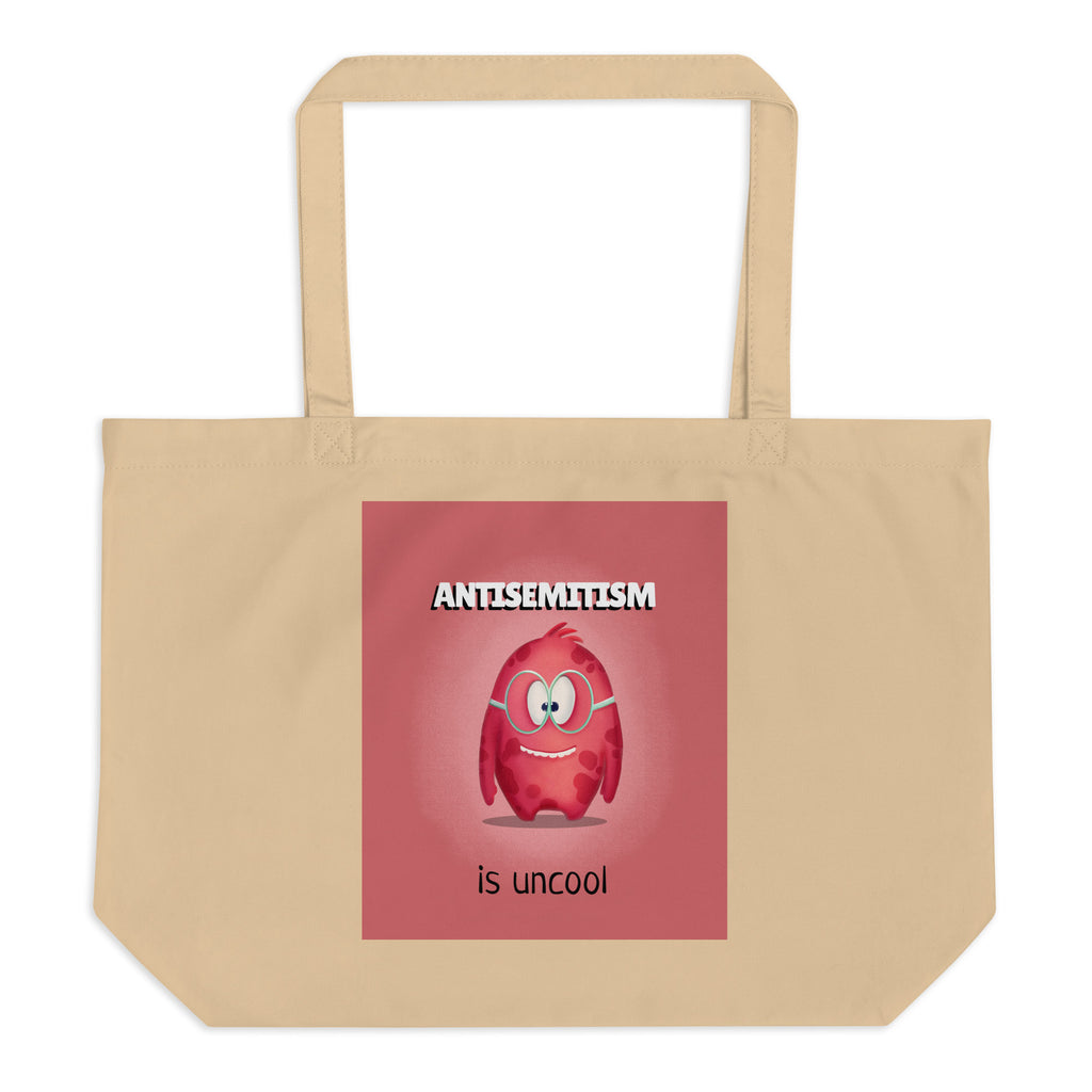 Cute Friend | Antisemitism | Large Organic Tote Bag