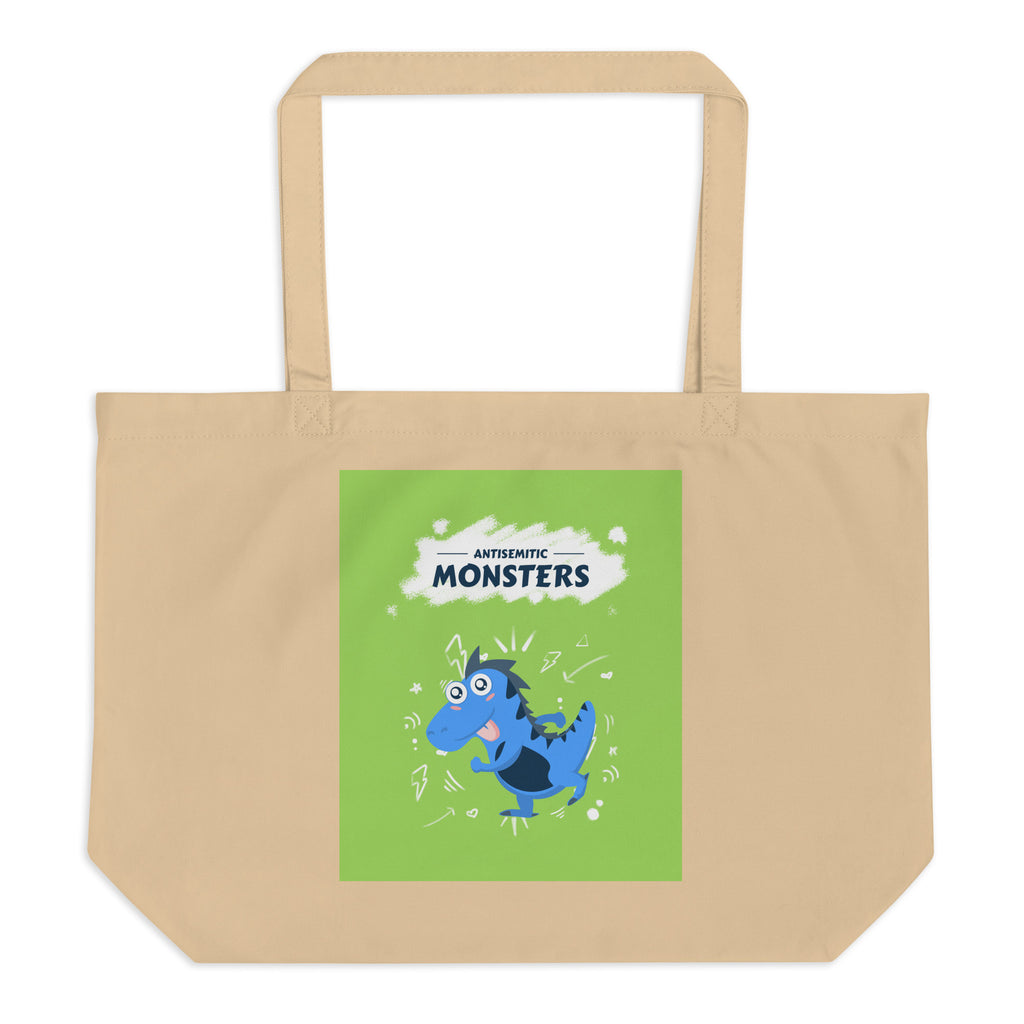Cute Friend | Antisemitism | Large Organic Tote Bag