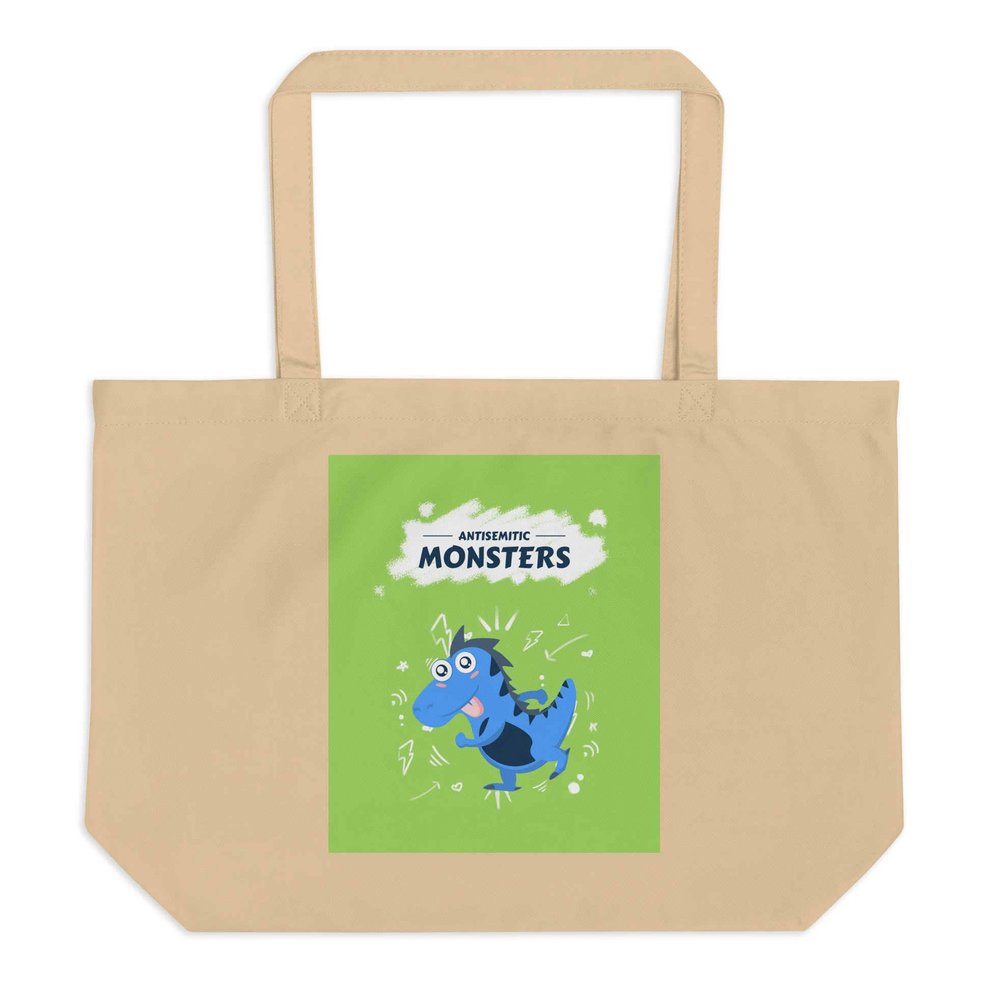 Cute Friend | Antisemitism | Large Organic Tote Bag