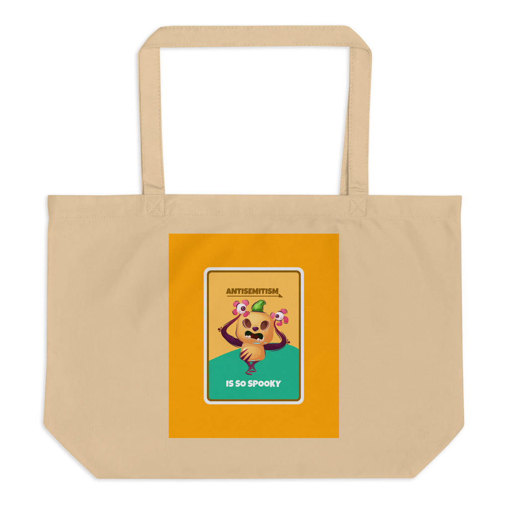 Cute Friend | Antisemitism | Large Organic Tote Bag
