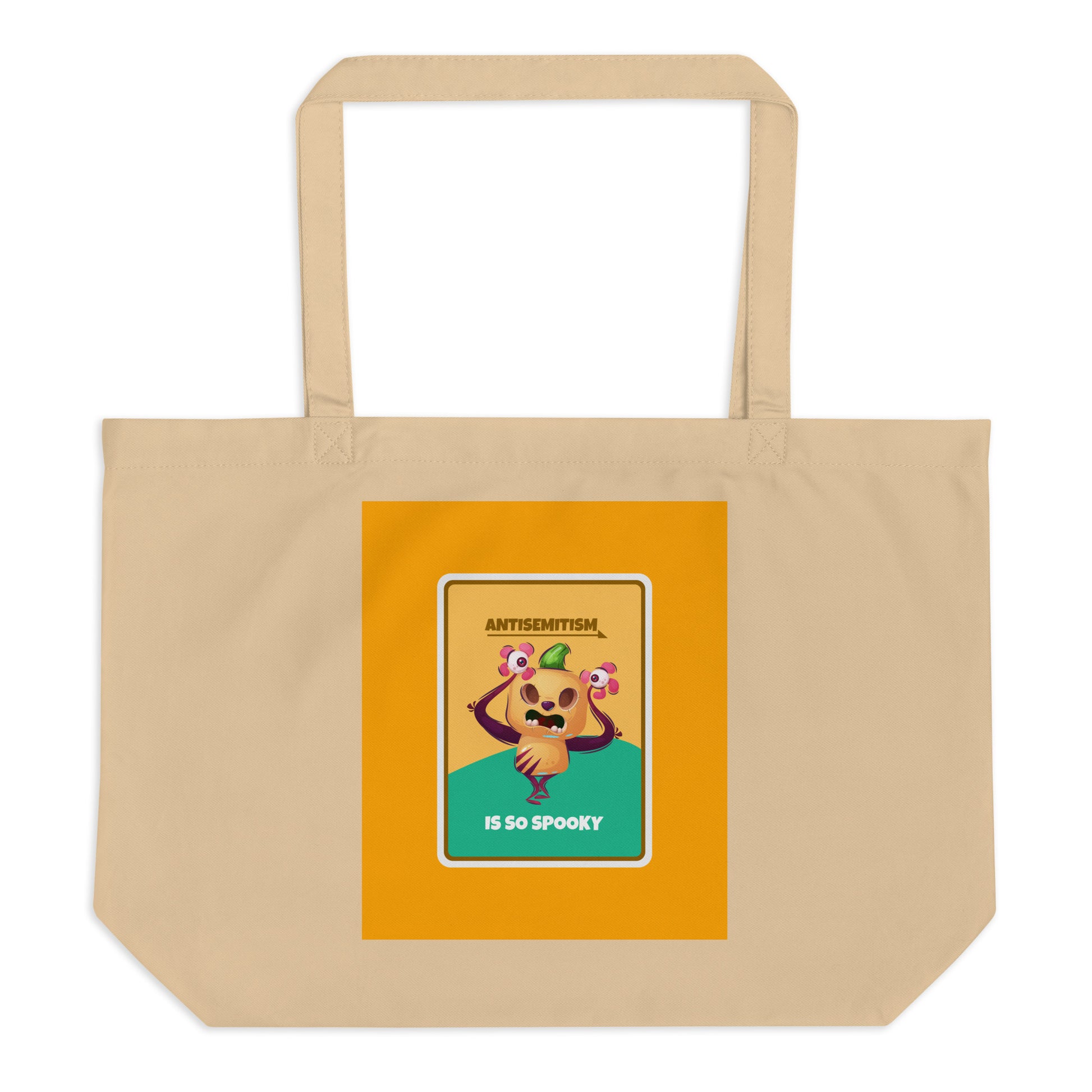 Cute Friend | Antisemitism | Large Organic Tote Bag