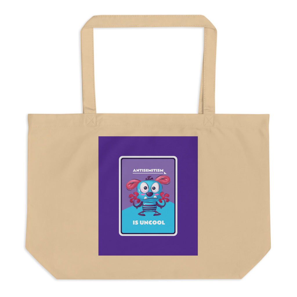 Cute Friend | Antisemitism | Large Organic Tote Bag