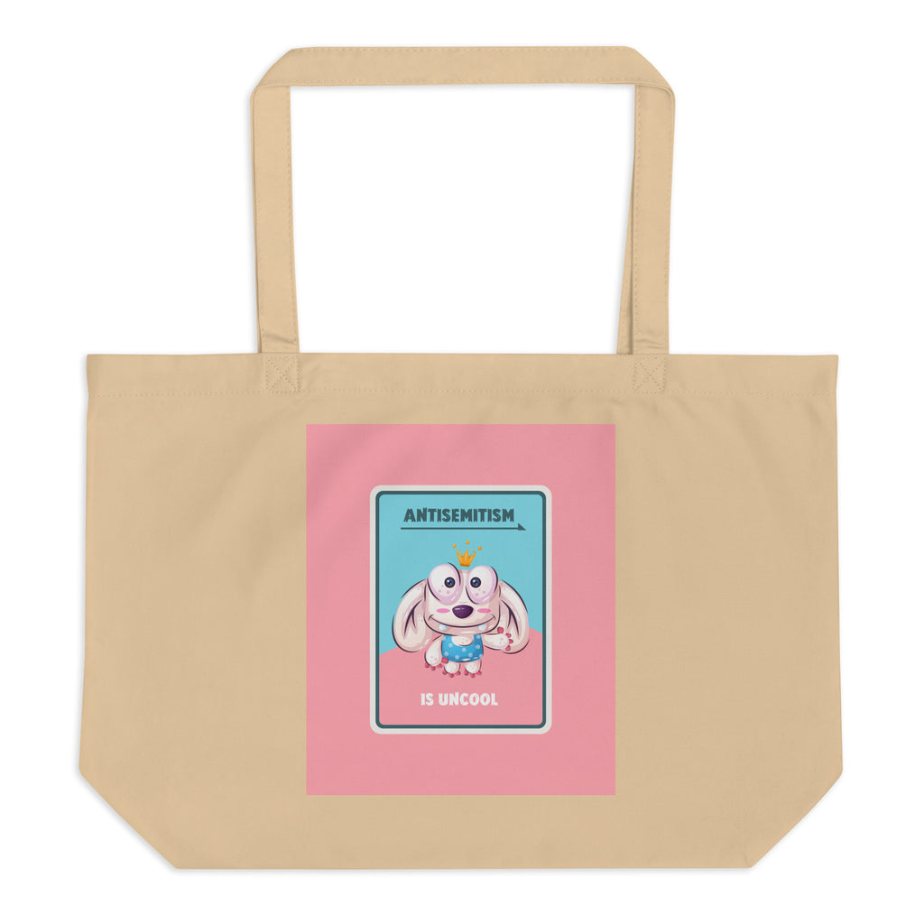 Cute Friend | Antisemitism | Large Organic Tote Bag