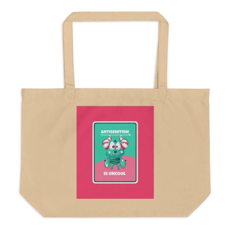 Cute Friend | Antisemitism | Large Organic Tote Bag