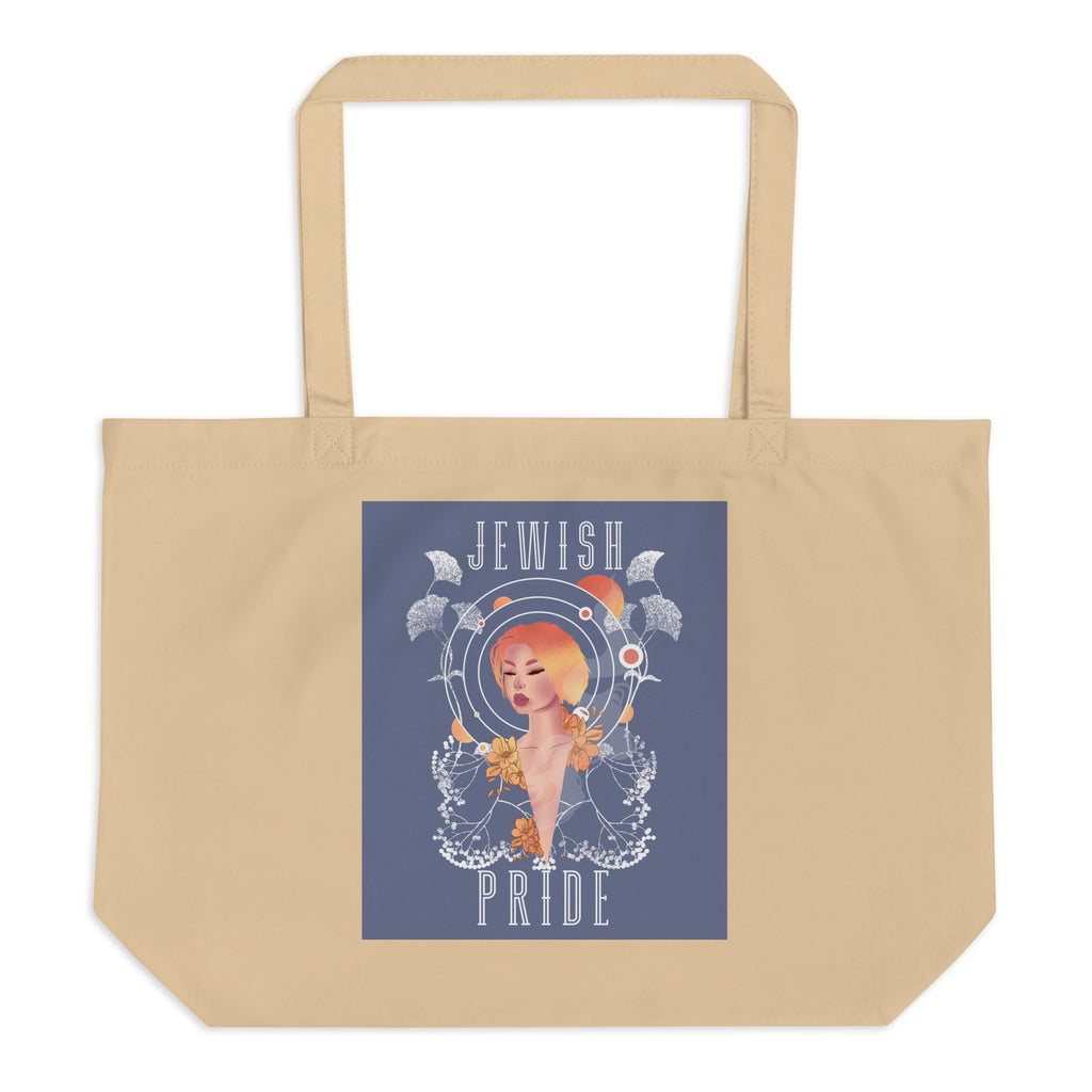 Jewish Beauty | Large Organic Tote Bag