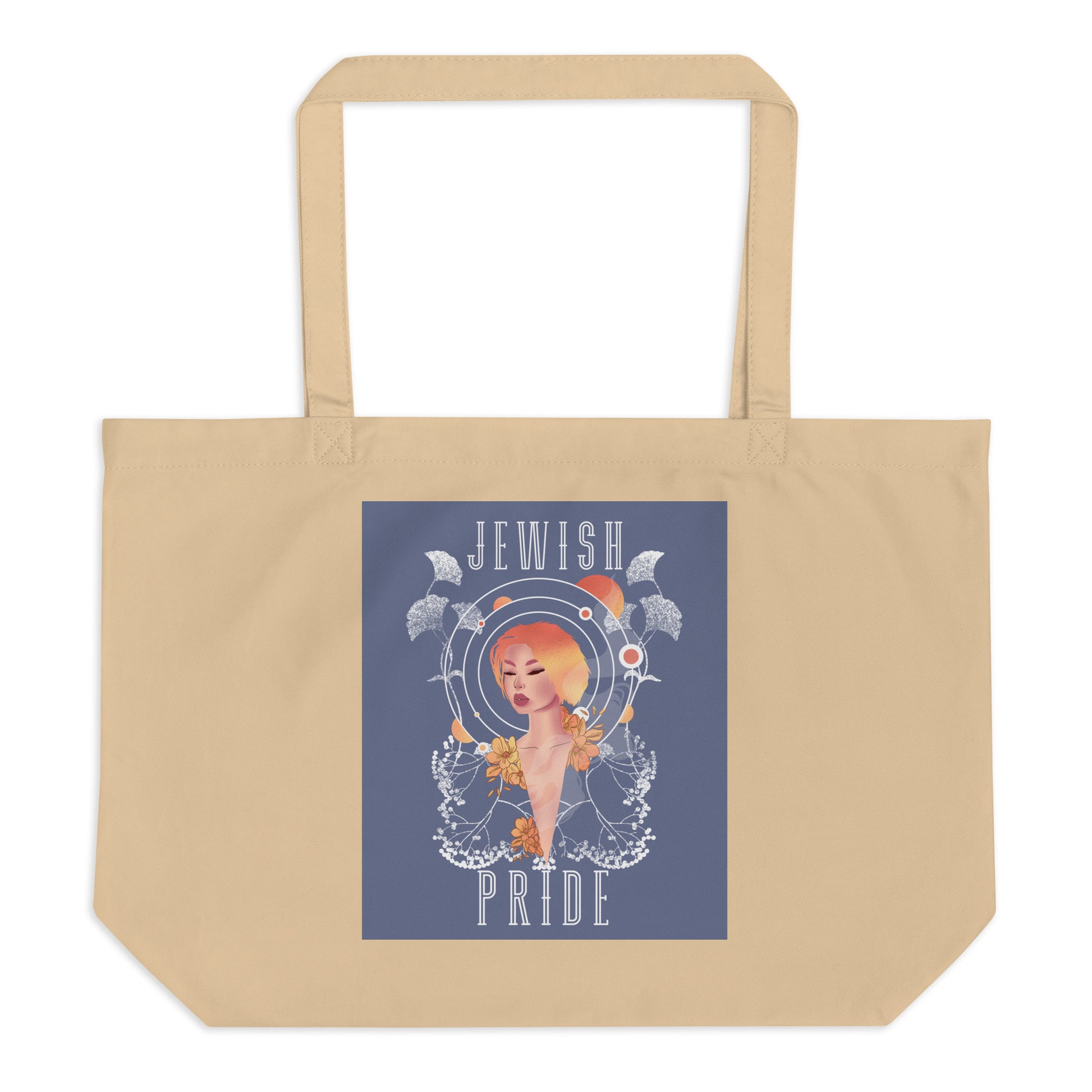 Jewish Beauty | Large Organic Tote Bag
