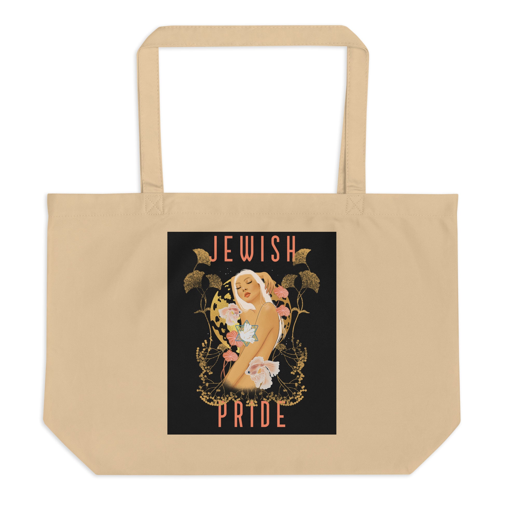 Jewish Beauty | Large Organic Tote Bag